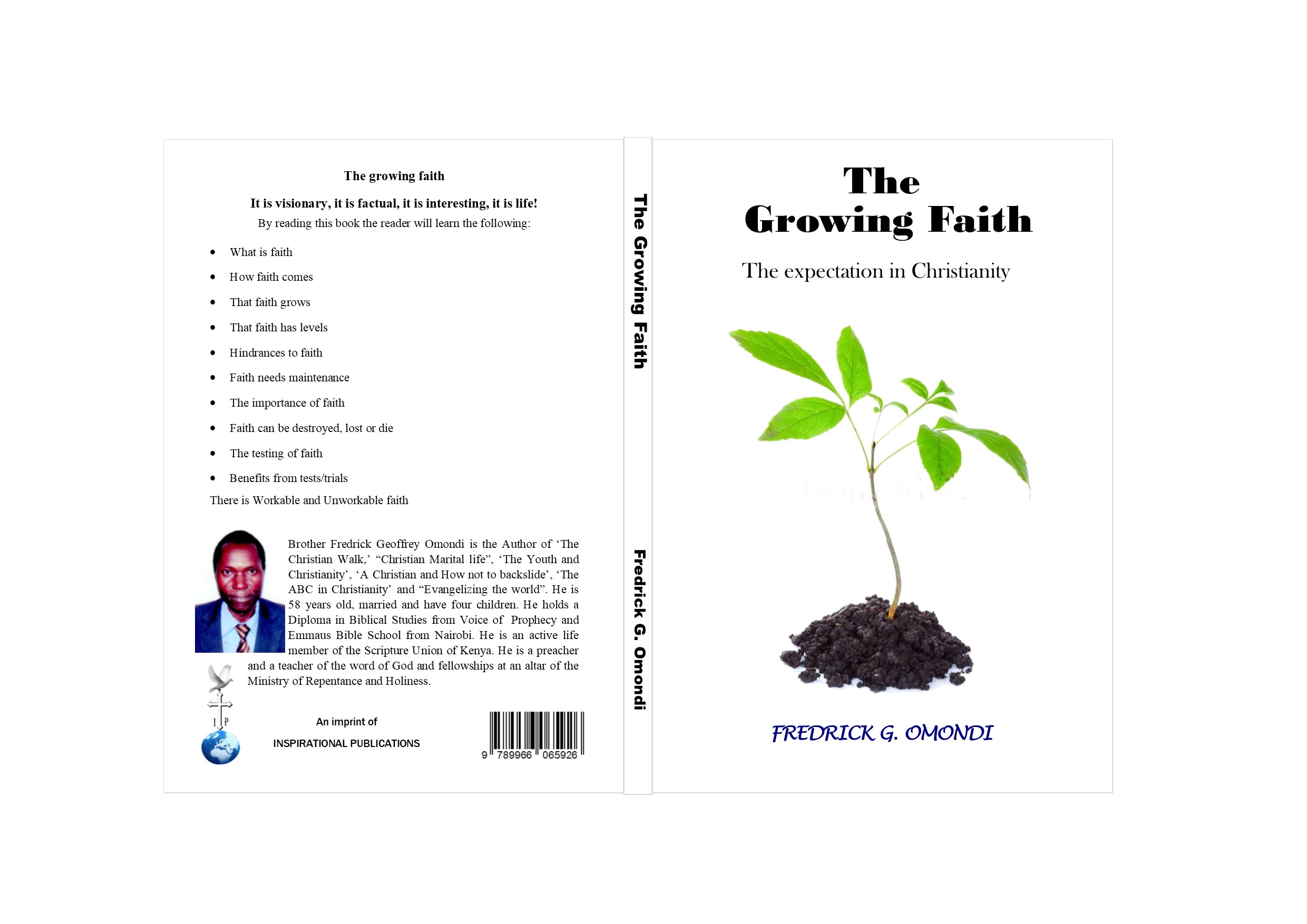 THE GROWING FAITH book by FREDRICK GEOFFREY OMONDI