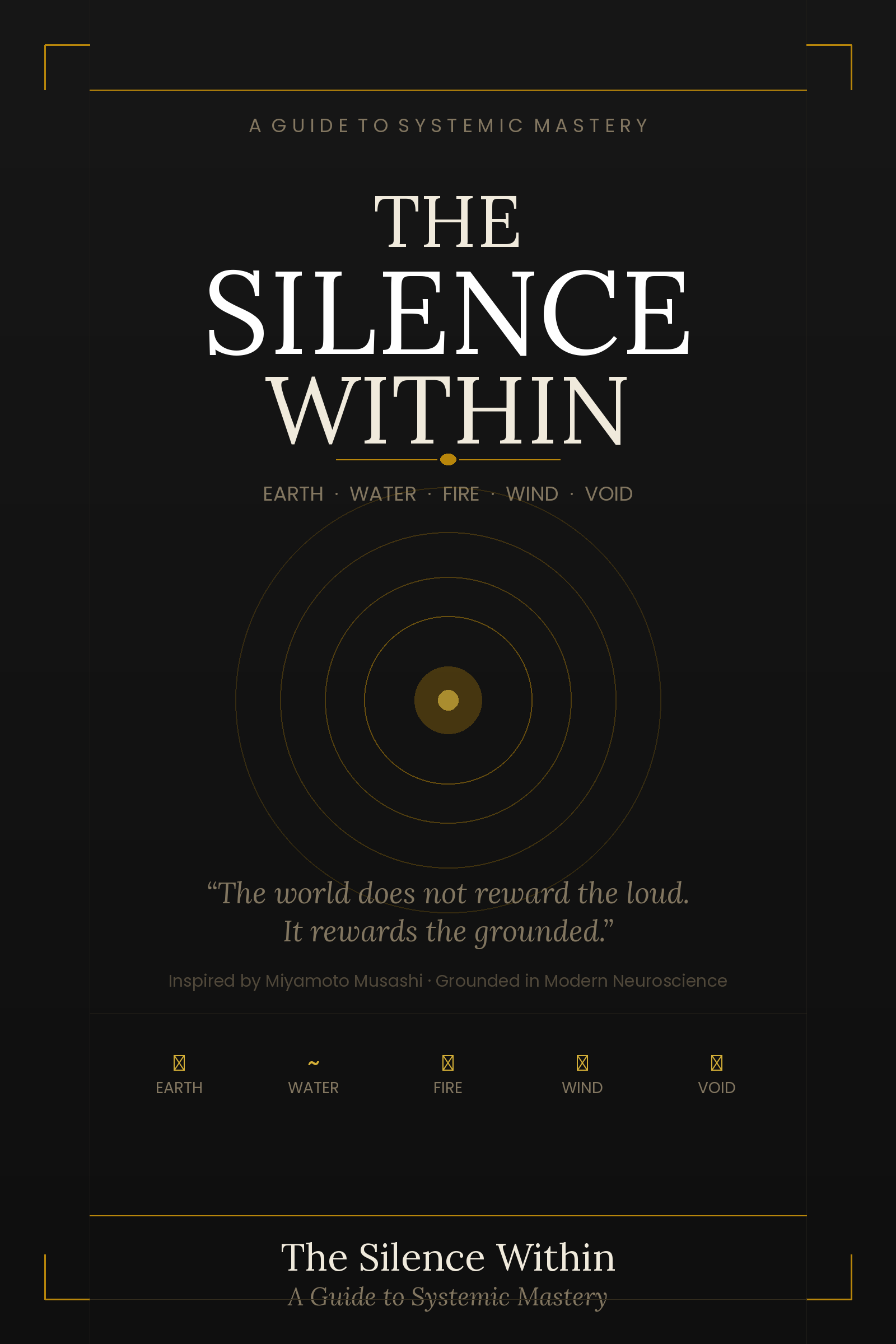 The silence within book by Stephen Musee | Systemic Mastery